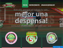 Tablet Screenshot of despensaselfresno.com.mx